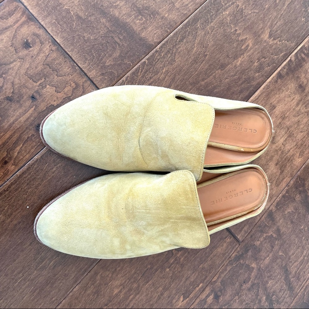 Robert Clergerie Alice Suede Slip-on Mules - Picture 2 of 7